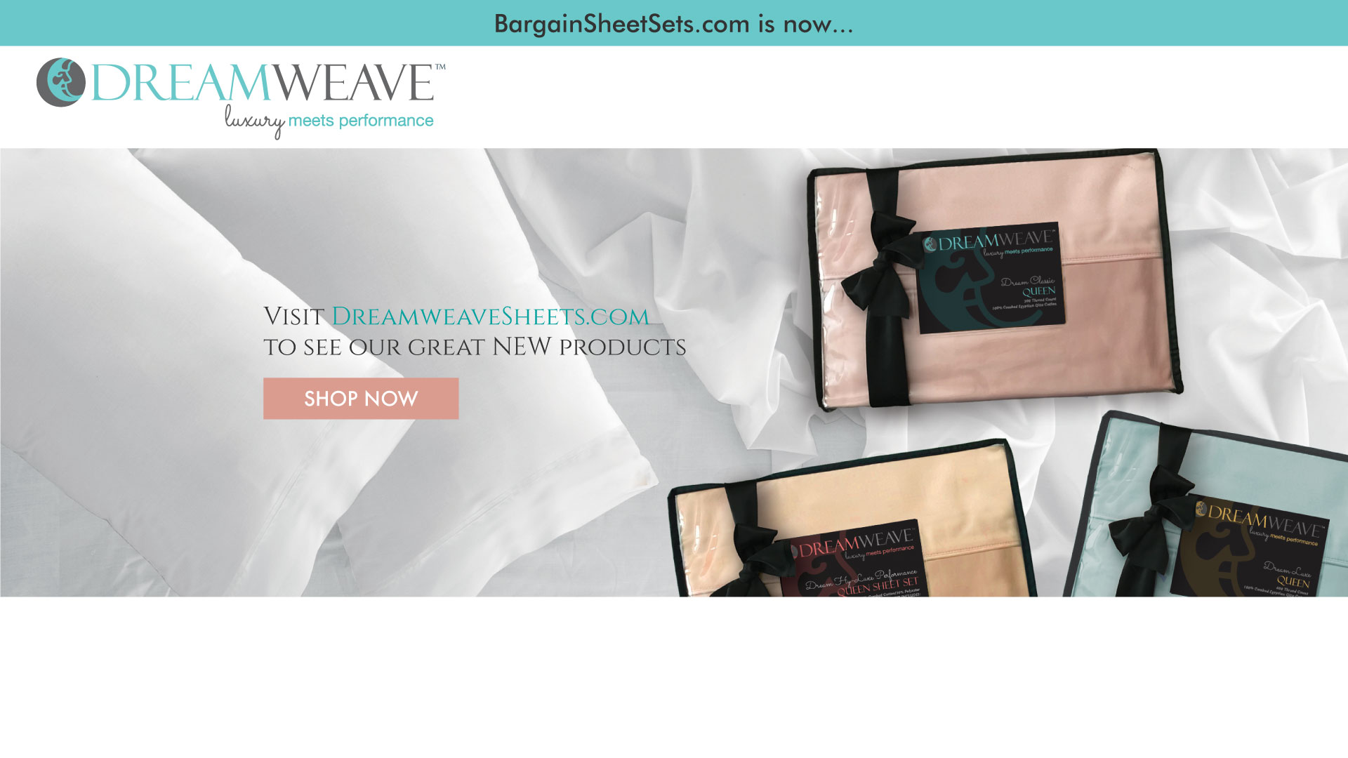 BargainSheetSets.com is Now DreamweaveSheets.com